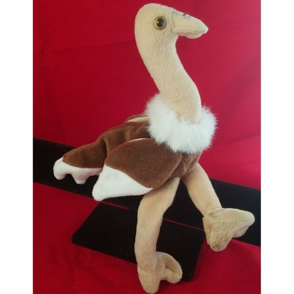 TY Beanie Baby Stretch the Ostrich - 1997 PVC pellets - Picture 4 of 8